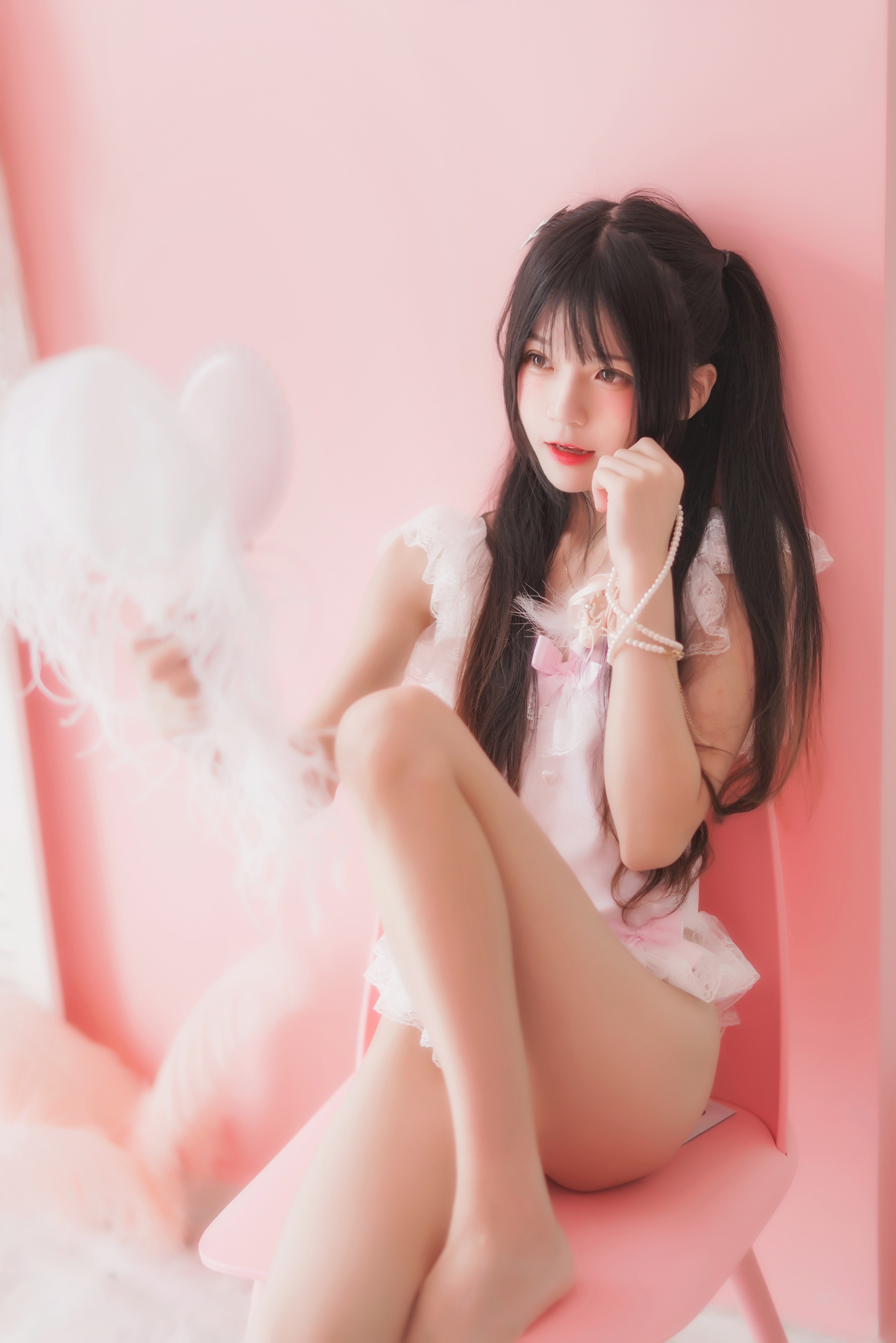 桜桃喵 - NO.017 冬眠 粉色浴缸 [57P]-XikXak